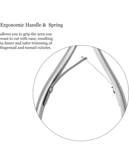 Cuticle Nippers Nail Manicure Cuticle Clippers Trimmer Dead Skin Remover Professional Stainless Steel Cuticle Cutters for Salon or Home Use