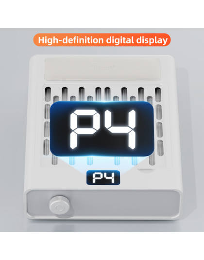 Nail Dust Collector, Professional Brushless Turbo 5 Speed Dust Collector Powerful Duster Machine Tool for Acrylic Nail Polishing